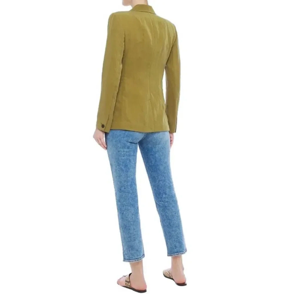 Rag & Bone Classic Tailored Blazer Green Jacket | Size XS